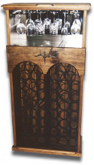 Click for larger version of wooden wine racks